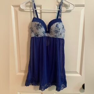 New Adore Me babydoll lingerie-top size 34 B and matching bottoms-size medium